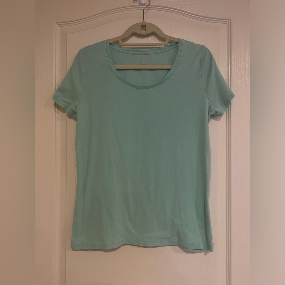 Merona mint green scoop neck tshirt​​​​​​​​